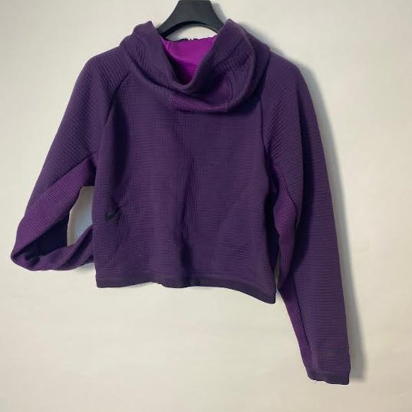 NWT $140 NIKE SPORTSWEAR Women S Tech Fleece Hoodie Full Zip Warn Jacket Purple - Picture 12 of 15